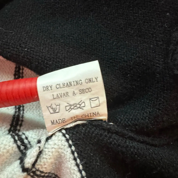 Staccato Striped Black and White Sweater Size Small - Picture 9 of 9